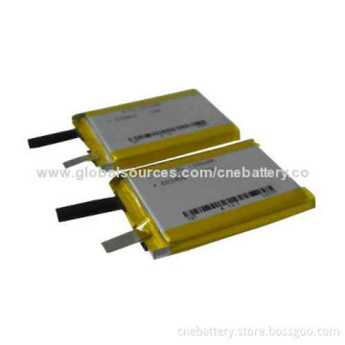Lithium Battery 4000mAh in Flat Shape, 4.6*76*100mm, for Military Equipment